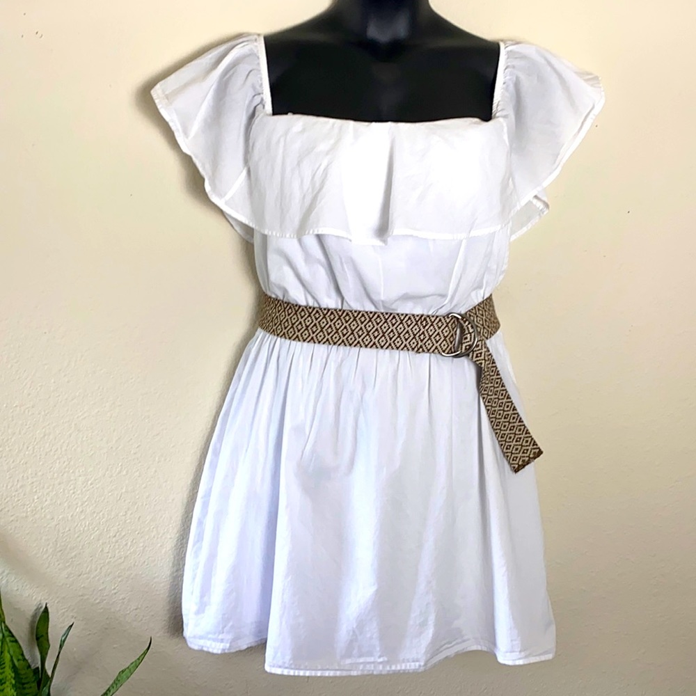 Off the Shoulder Peasant Dress